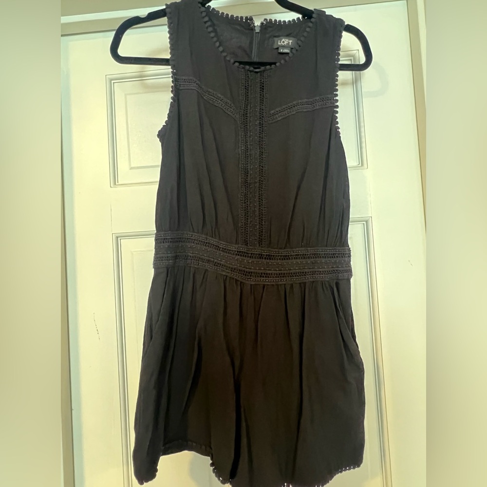 Elegant Black Sleeveless romper